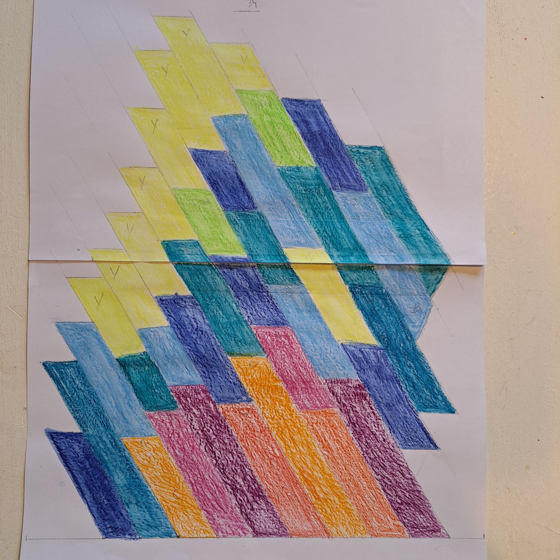 Glass-Artist-Deborah-Timperley-2025-2 Sunlight through water - drawing