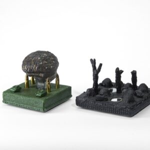 Glass Sculpture by Deborah Timperley. Part of the Ode to Alzheimer's series