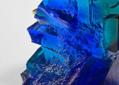 Harbour wall in sunlight, glass sculpture by Deborah Timperley